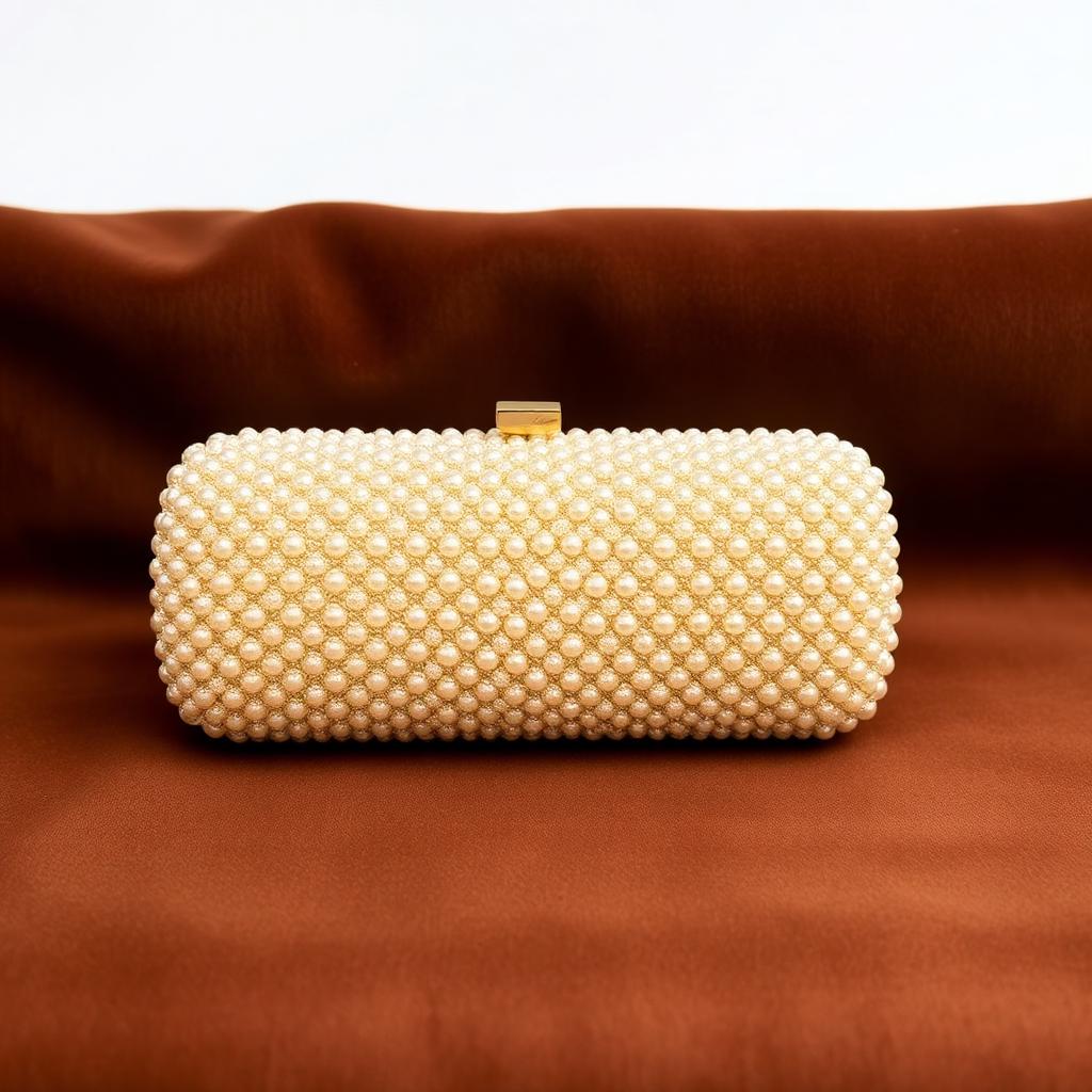 Aria Feather Clutch