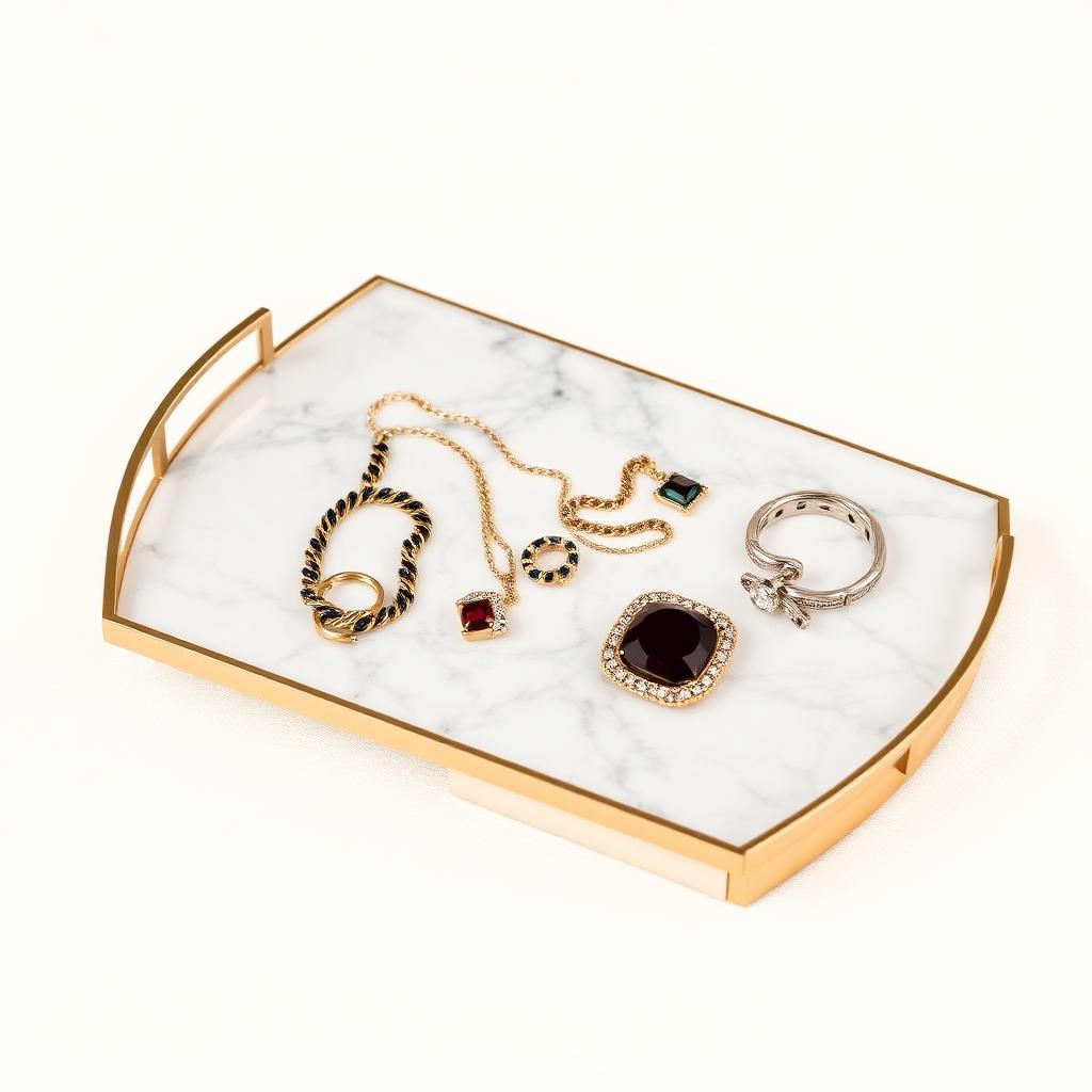 Marble Jewelry Tray