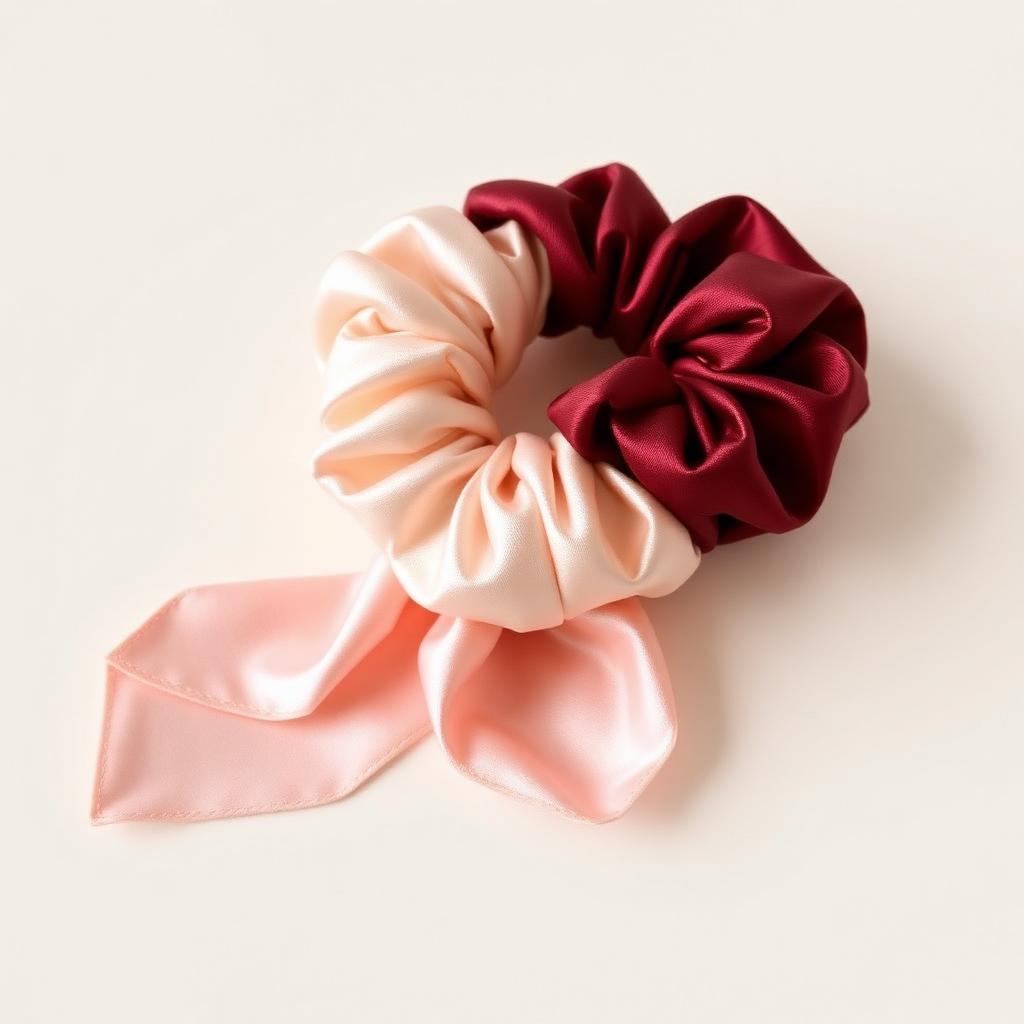 Silk Scrunchie Trio