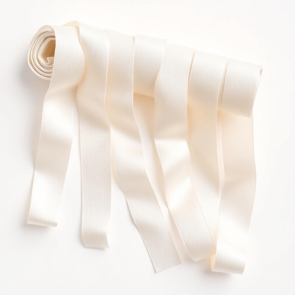 Silk Ribbon Set Ivory