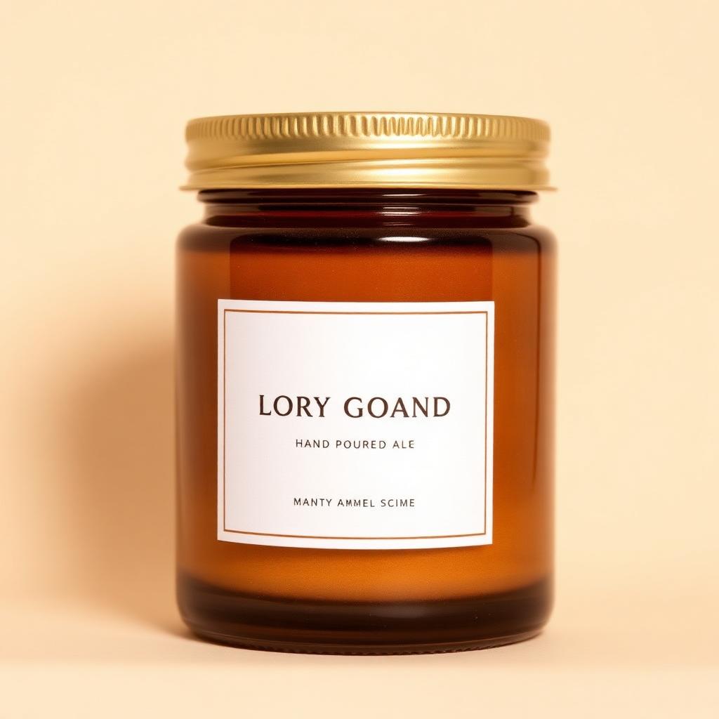 Bougie Ambre Amber Jar