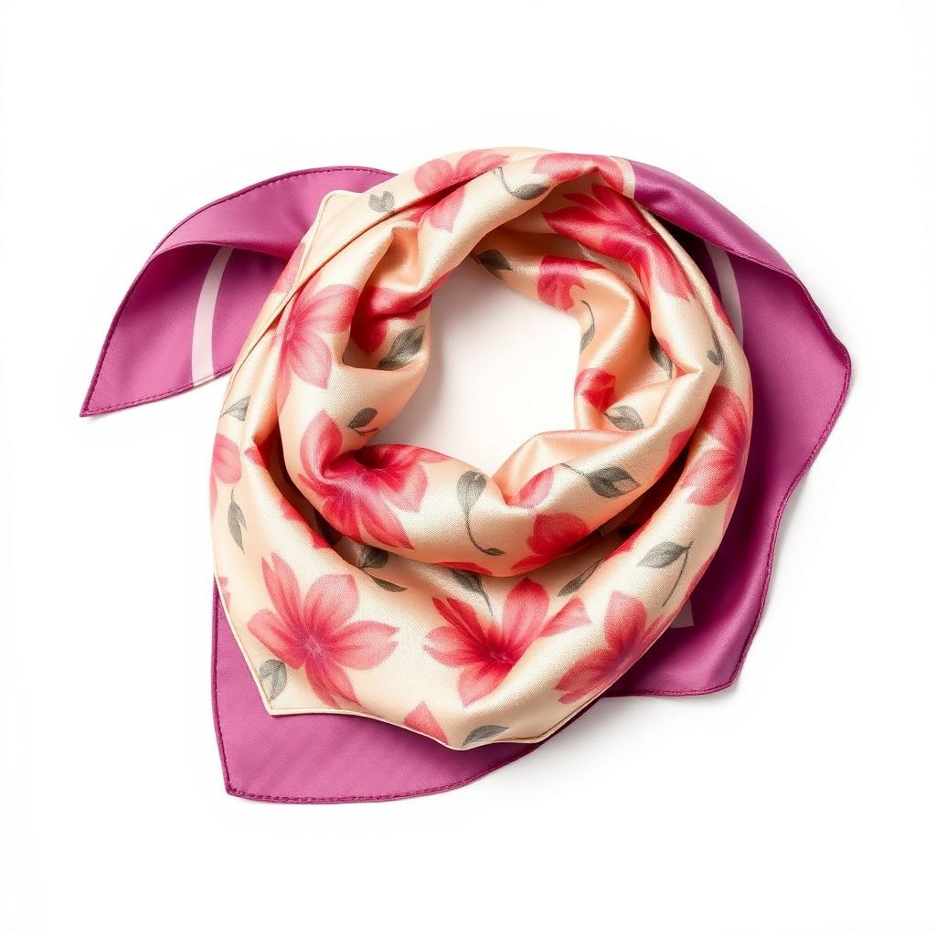 Silk Scarf Floral