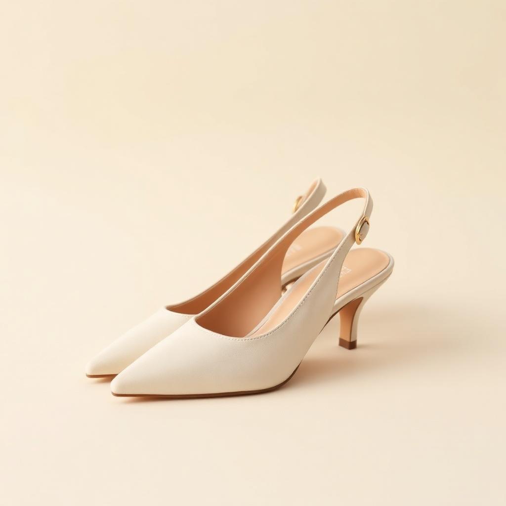 Ivoire Suede Slingback