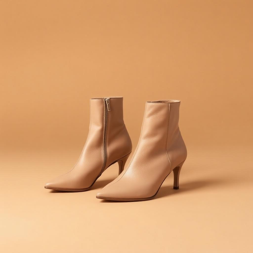 Nude Ankle Boot Slim